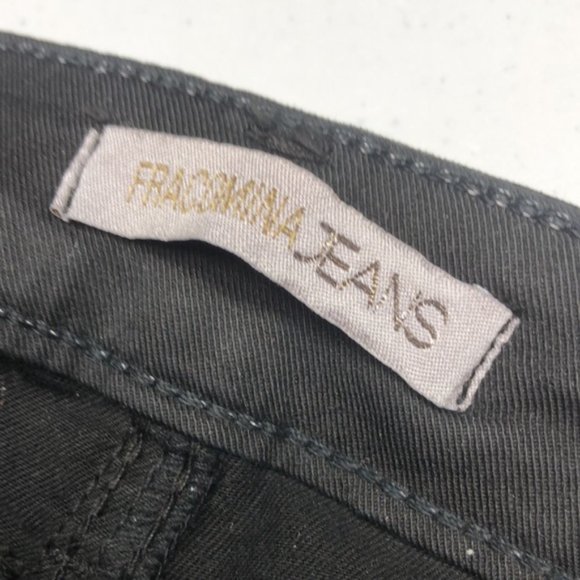 LIKE NEW BLACK FRACOMINA JEANS SHAPE UP HIGH-RISE BOOTCUT 29x32 ⭐ - Picture 2 of 9